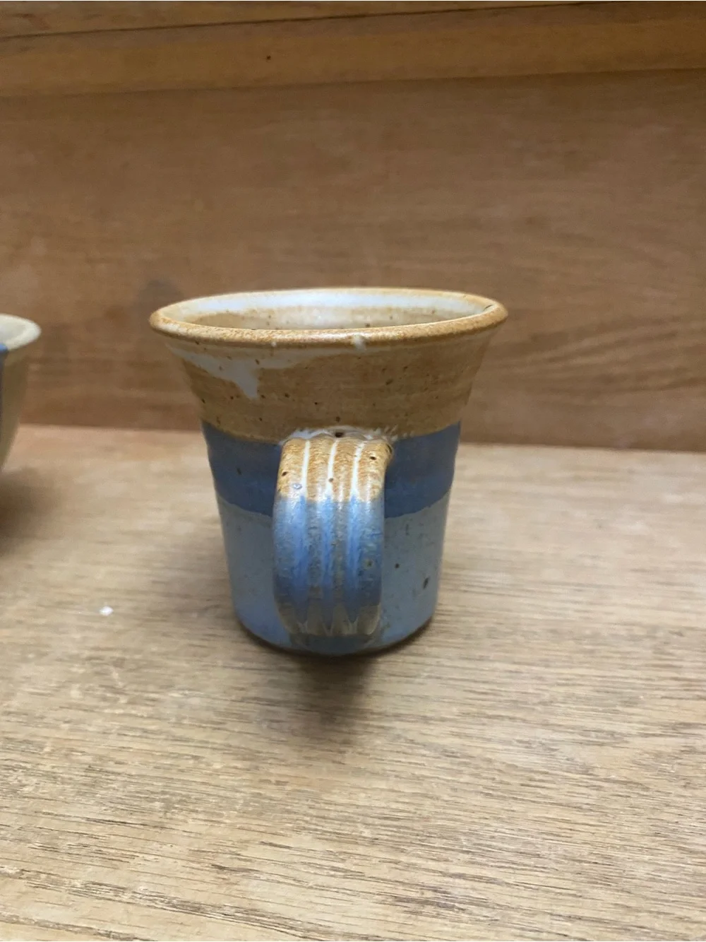 Handmade Stoneware Mug And Bowl Pottery Set With Teddy Bear Detailing Country